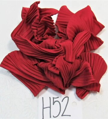 Bow Hair Claw Clip Jaw Barrette Burgundy Vintage - Image 1 of 4