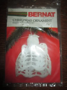 NUEVO EN PAQUETE KIT DE GANCHILLO ADORNO ÁRBOL ÁNGEL NAVIDAD VINTAGE - AÑOS 80 - Imagen 1 de 2