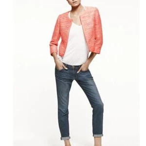 Mcginn Phoenix Neon Tweed Cropped Jacket Sz 8 B-I - Picture 1 of 5