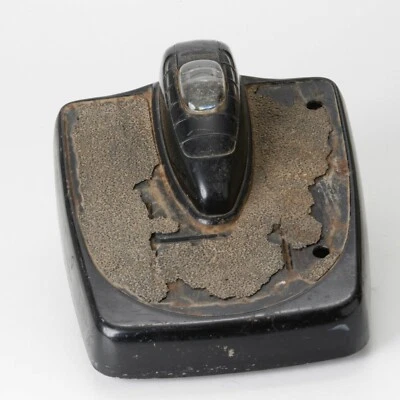 Vintage Detecto Meados do Século Art Deco Mostrador Bolha Preto Cromado Balança de Banheiro  - Imagem 1 de 4