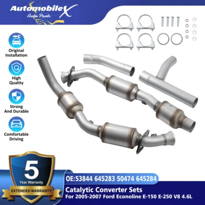 Catalytic Converter For 2005 - 2007 Ford E-150 E-250 Econoline 4.6L highflow EPA - Изображение 1 из 4