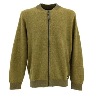 CASAMODA Herren Strickjacke Sweatjacke Cardigan gelb braun meliert 29823 - Picture 1 of 2