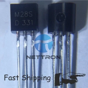 100pcs M28S TO-92 TRANSISTOR (LOW FREQUENCY POWER AMPLIFIER) - Picture 1 of 1