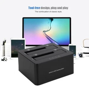 ORICO 2.5/3.5In SATA Dual Bay USB 3.0 HDD Mechanical Hard Drive Docking Station - Zdjęcie 1 z 24