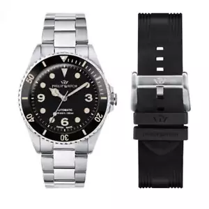 Philip Watch Caribe Diving R8223216008 Men's Automatic Watch - 42mm Stainless St - Picture 1 of 5