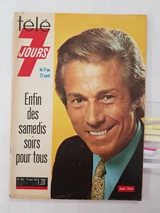 TELE 7 JOURS N°573 17/04/71 VINCI BALUTIN DOUGNAC VARTAN MASTROIANNI TINTIN SEVE - Picture 1 of 12