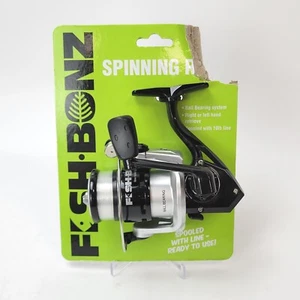 Fish Bonz Spinning Reel -Right/Left Hand Retrieve + Spooled w/10lb Line- #FBSP30 - Picture 1 of 3