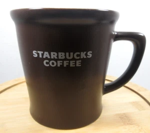 2008 Starbucks Coffee solid brown 16 oz. ceramic cup mug decor kitchen home - Picture 1 of 8