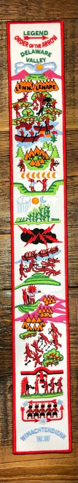 Boy Scout BSA OA Lodge Order of the Arrow Legend Strip Sash Patch Full Color - Image 1 of 1