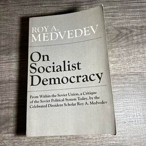 Über die sozialistische Demokratie von Medwedew 1975 Vintage Taschenbuch Norton - Bild 1 von 10