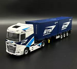 DAF XG 4x2 skeletal trailer+2x20ft container "Group GTS"WSI truck models 01-3922 - Picture 1 of 16
