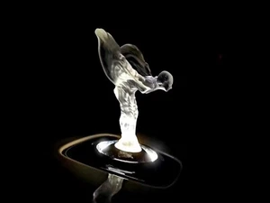 Rolls Royce Spirit of Ecstasy Ghost Dawn Wraith Cullinan Phantom Illuminated LED - Picture 1 of 3