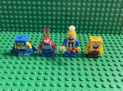 Lego Spongebob Squarepants Minifigure Lot of 4 - Image 1 of 4