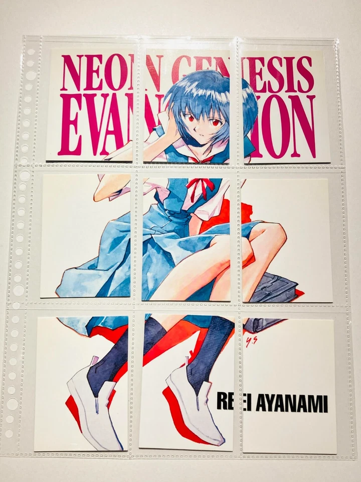 Rei Ayanami Evangelion Carddass PP1-9 complete 1997 From Japan SEGA Bandai - Image 1 of 4