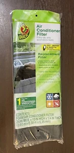 Duck Window AC Foam Replacement Filter 24x15x1/4 Washable Reusable Cut to Size - Picture 1 of 1