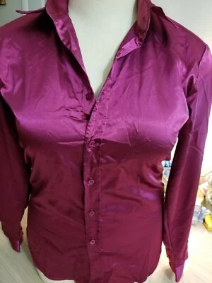 CLEARANCE Men's Red Button Up Shirt  Size S PAUL JONES  - Image 1 of 3