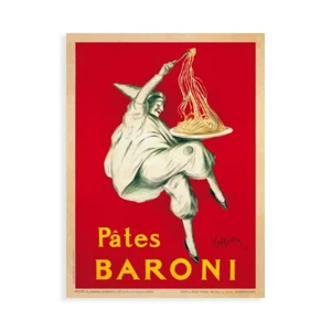 Stampa su Tela su Carta Poster o Quadro Cappiello Leonetto Pates Baroni-1921 - Foto 1 di 2