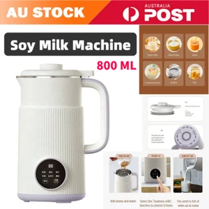 Soy Milk Machine Juicer Automatic Heating Free Filter Soybean Milk Maker 800ml - Picture 1 of 12