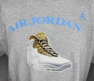 Vintage Air Jordan T-Shirt SZ XL Retro 10 Jumpman Nike Athletic Basketball 2005 - Picture 1 of 9