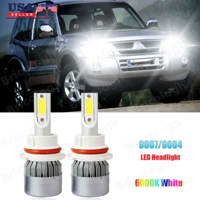 Para MITSUBISHI Montero Sport 2000-2004 - 9007 Bombillas LED haz alto/bajo Foto 1 de 4