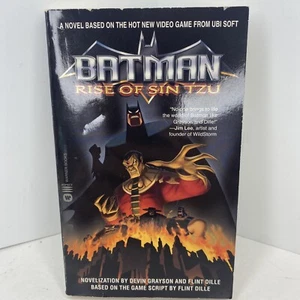 Batman: Rise of Sin Tzu - Video Game Based Paperback! Good HTF - Picture 1 of 14