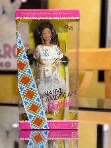 Native American Barbie 1992 Mattel Dolls of the World Special Edition 1753,NEW - Picture 1 of 6