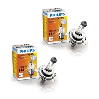 Lampada Lampadina Alogena Philips Vision 30% Luce in più H4 12V 60/55 W P43t-38 - Immagine 1 di 4