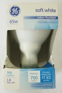 GE 65-Watt BR30 Directional Indoor Floodlight 700 Lumens - Picture 1 of 5