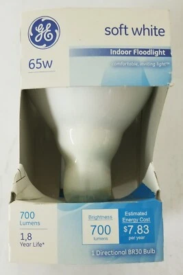 GE 65-Watt BR30 Directional Indoor Floodlight 700 Lumens - Image 1 of 4