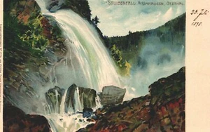 Austria Stuibenfall Umhausen Ötztal postal vintage 04.01 - Imagen 1 de 2