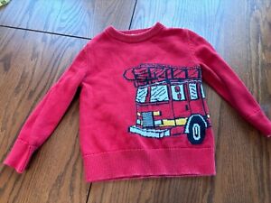 baby gap 4T boys fire truck sweater