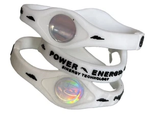 Power Energy© Balance Bands Silicone Wristband Sport Hologram Bracelet Wristband - Picture 1 of 7