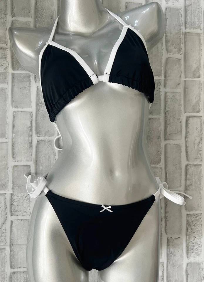 全新无标签 粉色 Frankies 比基尼 Cape May 比基尼上衣和迷迭香比基尼底部 2 件 XL — 第 1/4 张图片