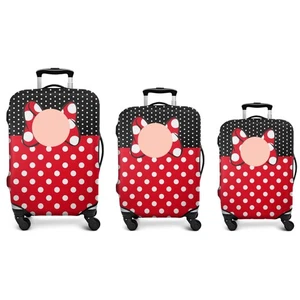 3 Pieces of Luggage Cover Travel Suitcase Protector Cute Girls Elastic Washab... - Picture 1 of 7