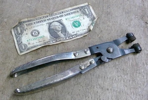 Vintage Craftsman Tools 9-4770 Hose Clamp Pliers Locking Ratcheting Swivel Jaw - Picture 1 of 12
