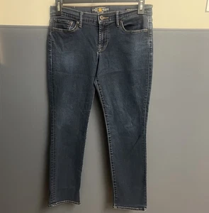 Women's Lucky Brand Size 8/29 Ankle Denim Blue Straight Jeans - Picture 1 of 8