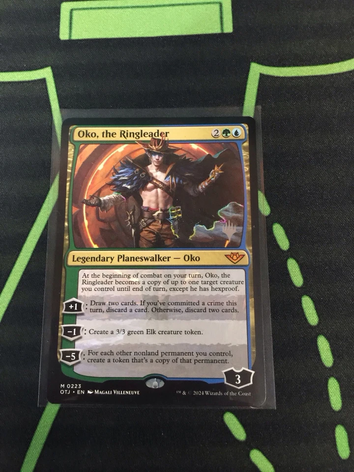 MTG Magic The Gathering Oko, The Ringleader Promo OTJ Planeswalker Commander  - Image 1 of 1