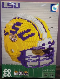 LSU Tigers BRXLZ Mini Helm Foco Helm Build Set NEU - Bild 1 von 9