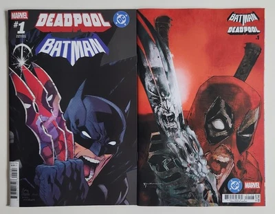 Deadpool/Batman y Batman/Deadpool #1 casi nuevo Hulk 340 variantes homenaje Marvel DC 2025 Foto 1 de 4
