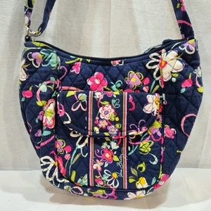 Vera Bradley Ribbons Clare Crossbody Bag Medium Size Handtasche Retired Quilted - Bild 1 von 11