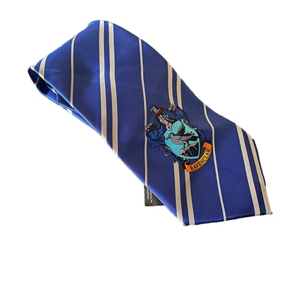 Harry Potter Ravenclaw Blue Striped Tie Adult Costume Accessory Uniform - Image 1 of 3