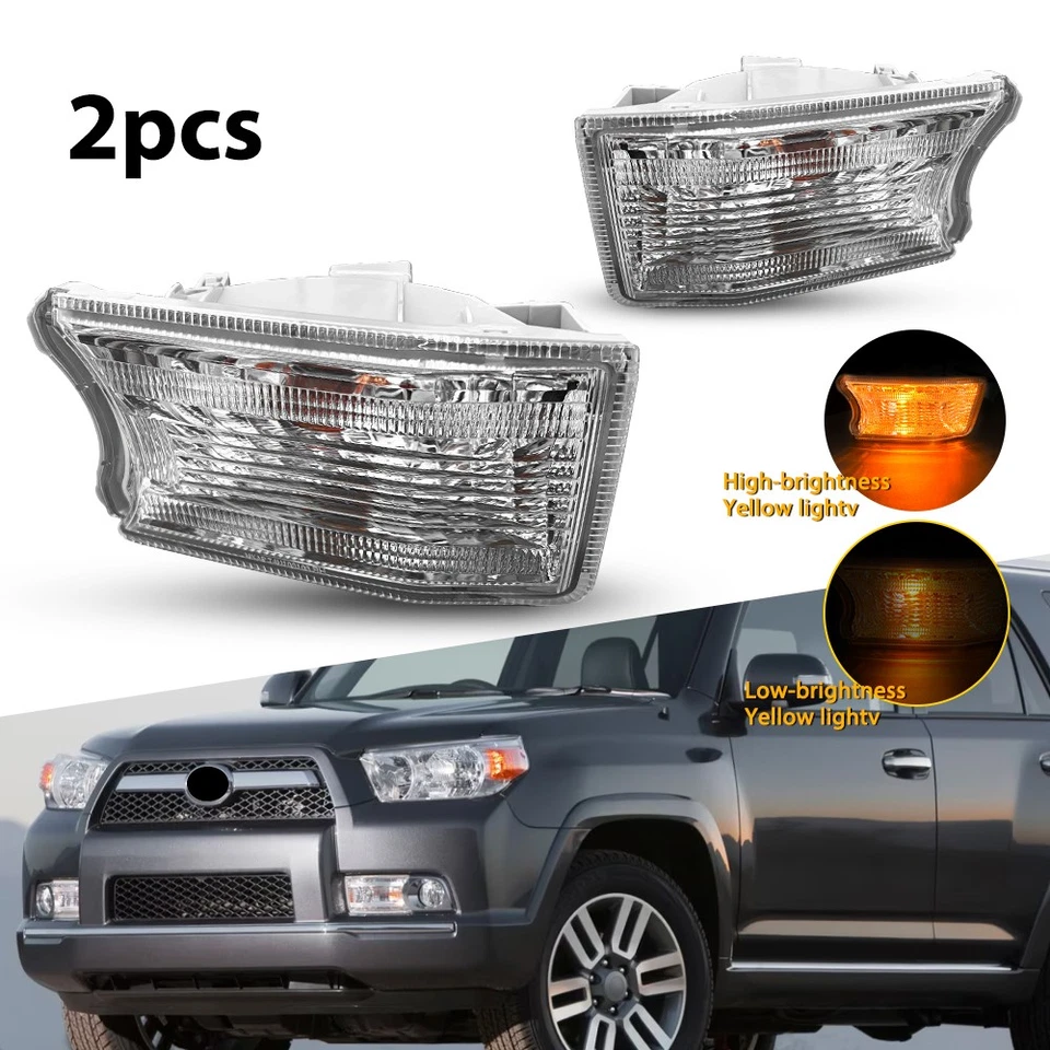 For 2010-2014 Toyota 4Runner Driver and Passenger Side Turn Signal Light Kit Foto 1 de 4