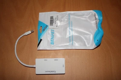 Mini DisplayPort auf HDMI VGA DVI Adapter, BENFEI 3 in 1 Mini DP - Bild 1 von 4