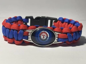Pulsera Texas Rangers MLB Paracord NUEVA - Imagen 1 de 2