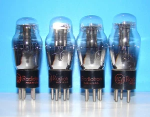No type 27 RCA radio audio electronic vacuum 4 tubes valve tested ST 227 327 27 - Picture 1 of 3