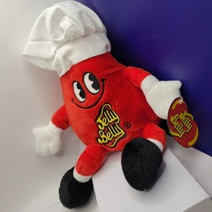 Mr. Jelly Belly 12 Zoll kirschrotes Maskottchen Kochmütze Plüschtier Stofftier Bohnen - Bild 1 von 7