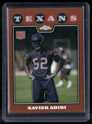 2008 Topps Chrome #TC254 Xavier Adibi Copper Refractors #/425 - Image 1 of 2