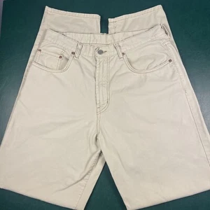 Pelele vintage marca Lucky para hombre 33x32 caqui pierna recta hecho en EE. UU. - Imagen 1 de 12