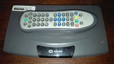 DECODER SAGEM ITD70BB WS IT SLOT SMART CARD CON TELECOMANDO, SENZA ALIMENTATORE - Immagine 1 di 4