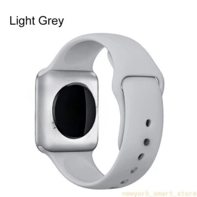 Correa de silicona para Apple Watch iWatch Series Ultra 2 49 SE 10 9 8 7 6 5 4 3 Foto 1 de 4